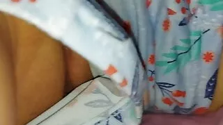 Close-up of my DESI HINDI stepsister's pussy