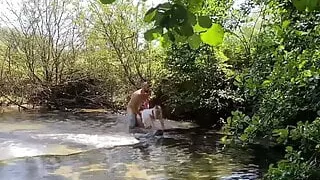 THEY GET CAUGHT HAVING ANAL SEX OUTSIDE IN PUBLIC 2of2