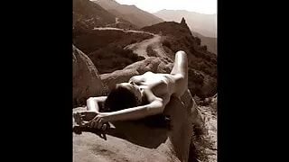 Secretly Aroused in Retro Monochrome 3459