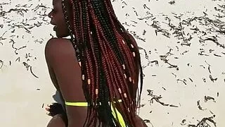 African goddess - At the beach
