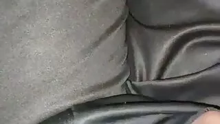 Jerk off on my black shinny shorts