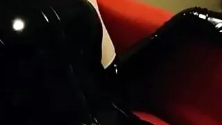 Kigurumi latex beauty vibrated