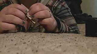 ASMR First Time CBD Rolling and Smoke