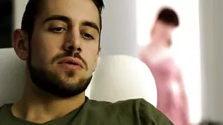 TGirl Natalie tries sucking dudes dick