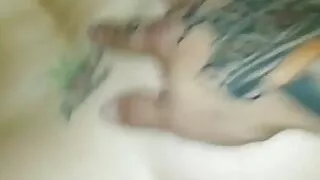 Slamming my white booty while black booty is gone