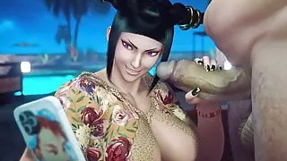 Juri neckt einen molligen Schwanz