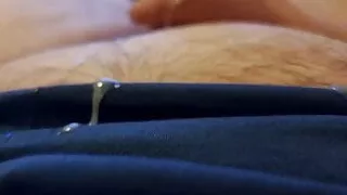 Fat German jerk off and explode