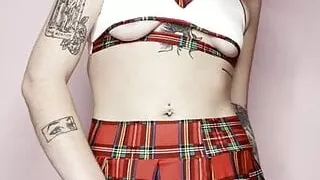 Insanely sexy trans girl jerks and cums