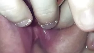 playing with girlfriend  pussy