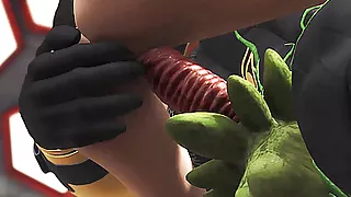 Sci-fi pyramid. Anubis fucks hard a sexy woman