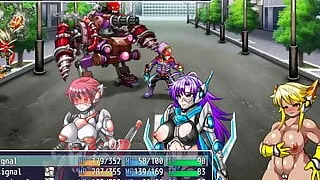 Police Signal  Hentai RPG game Ep1 Super hero creampie