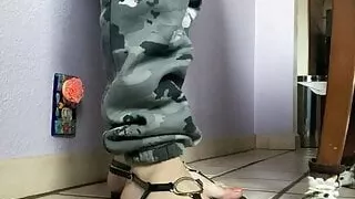 Latino, mexikanische Sandalen-Fuß-Show