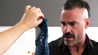 Angry MILF Cuck Wife Watches Husband Fuck His Teen Whore