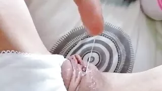 Rubbing her pussy – hot view for my pleasure