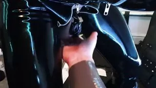 Bound Rubber Gimp Cum From Electro