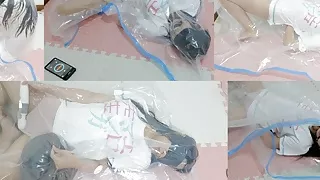 Xiaomeng in Vacuum Bag with Air Bubble