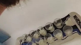 a round of shots for piss lovers