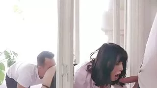 Hot Milf gefickt von beiden Stiefsohnen