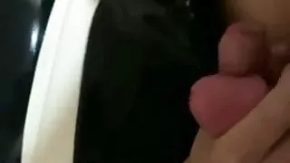 Schwanz spielen mit meiner schönen Latex Sissy