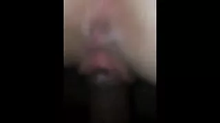 She squirts on BBC during hot doggystyle