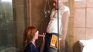 My Tall Ginger Wife Fucks The Plumber - Lauren Phillips