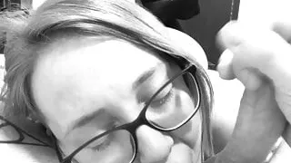 LOL, Fail – Accidental cumshot on the nose and glasses