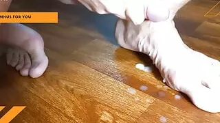 Jerk off before bed. Cum show !!!