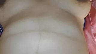 Rubbing stepsister’s pussy through her panties until she cums