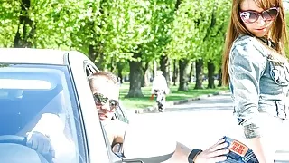 European Slut Picked up and Fucked