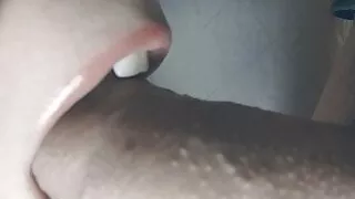 hot sensual blowjob closeup