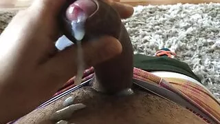 Big load from a big dick