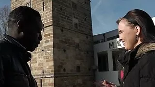 Hot wife gets banged in the ass in front of her man