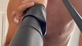 Slave, lick my feet clean thoroughly