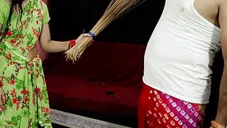 priya ne jhadu se pitayi ki pati ki uske bad bhanje se chudi