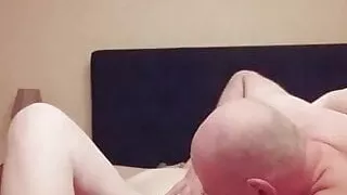 I like to lick my girl's pussy and drive a dildo in, so it goes