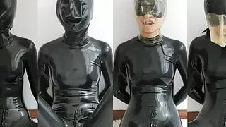 Xiaomeng in Latex Got Serviced