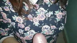 Blowjob and cunnilingus in the entrance