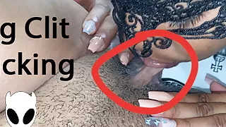 Khalessi 69 - AMAZING! Black Lesbian Big Clit Pussy Eating