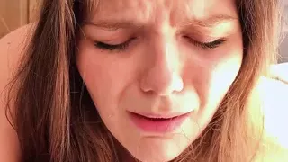 Her first painful anal - Painal - Cum on her asshole