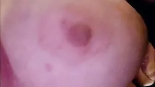 Beautiful bouncing boobs from below!