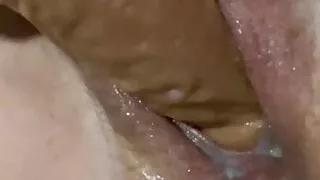 Dildo dripping cum
