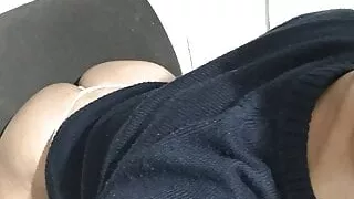 gay little bitch wiggling her ass!