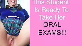 Dripping WET Teen sucks COCK and shows off her HOLES