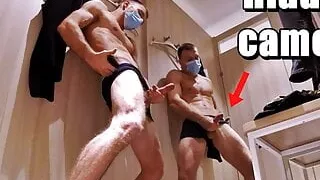 Man masturbates and cums