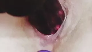 Toying my ass and pussy