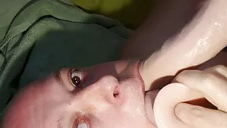 Deepthroat 2 huge dildo pt2