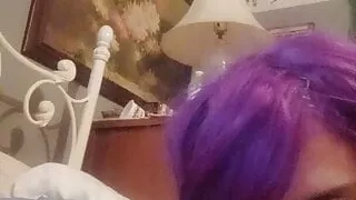 I swallow his cum after he gets off!