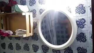 Cam on my roommate in the shower