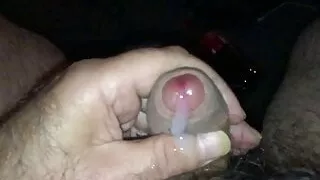 Wanking and cumming in slow motion