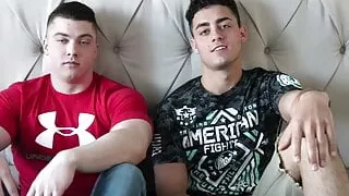 First Time Gay Sex: Nick Fucks Collins Tight Hole!